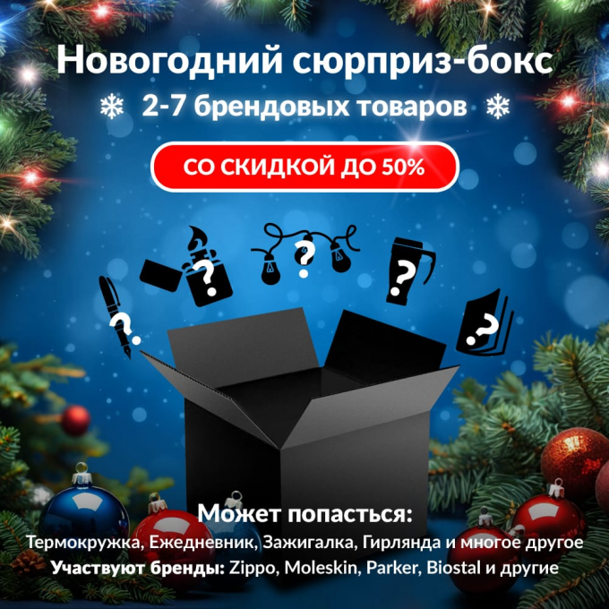 Новогодний сюрприз-бокс ATLANTIC 2 atl-gift-ng-2 Новогодний сюрприз-бокс ATLANTIC 2 atl-gift-ng-2
